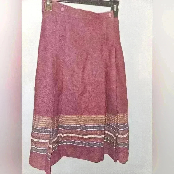 Sasha Vintage Wool Skirt Size 9 - Picture 1 of 15